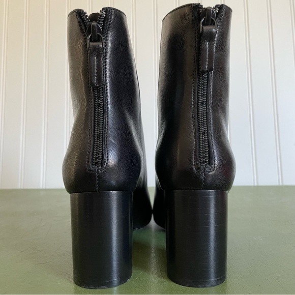 NWT Sandro SACHA Mid Calf Boots in Noir/Black - Picture 4 of 13